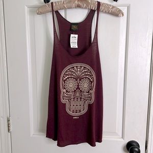 Obey Sugar Skull Graphic Tank